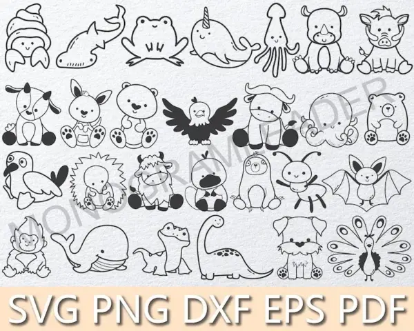 Png Animais Para Sublimacao Scrapbooking E Kits Digitais 3