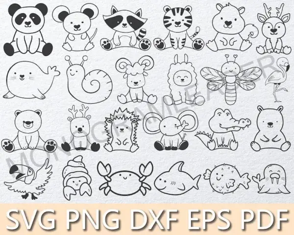 Png Animais Para Sublimacao Scrapbooking E Kits Digitais