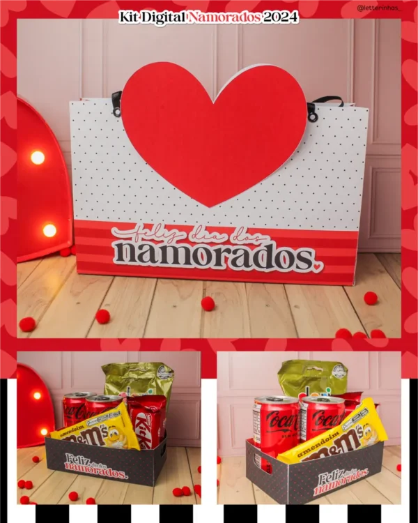 Presenteie com Criatividade: Kit Papelaria Dia dos Namorados