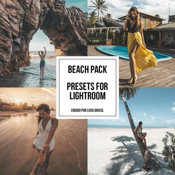 Presets Lightroom Lívia Brasil Pack Beach Android iPhone