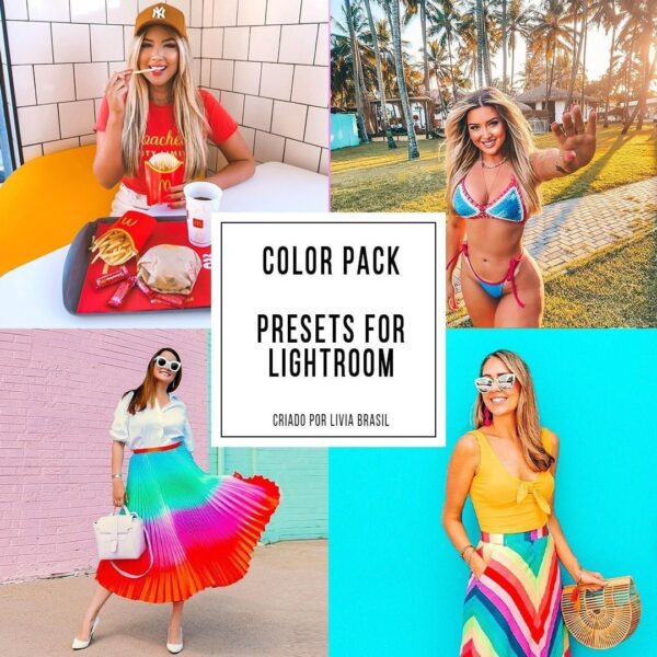 Presets Lightroom Lívia Brasil Pack Color Android iPhone