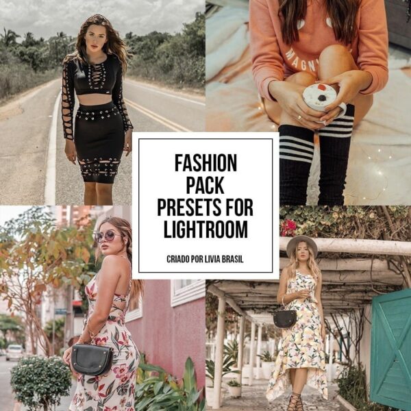 Presets Lightroom Lívia Brasil Pack Fashion Android iPhone