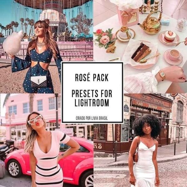 Presets Lightroom Lívia Brasil Pack Rose Android iPhone
