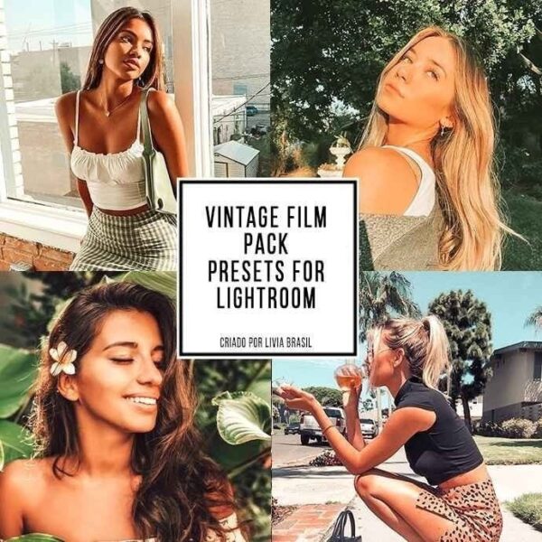 Presets Lightroom Lívia Brasil Pack Vintage Android iPhone