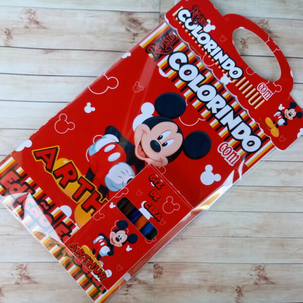 Revistinha Colorir Mickey - Arquivo Digital - Imagem 4
