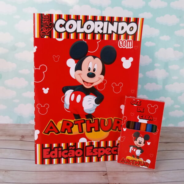 revistinha colorir mickey arquivo digital kit revistinha colorir arquivo digital