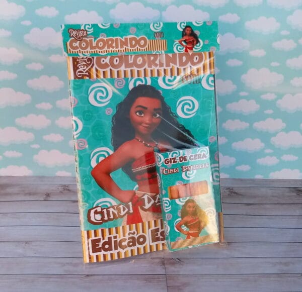 Revistinha Colorir Moana - Arquivo Digital - Imagem 2