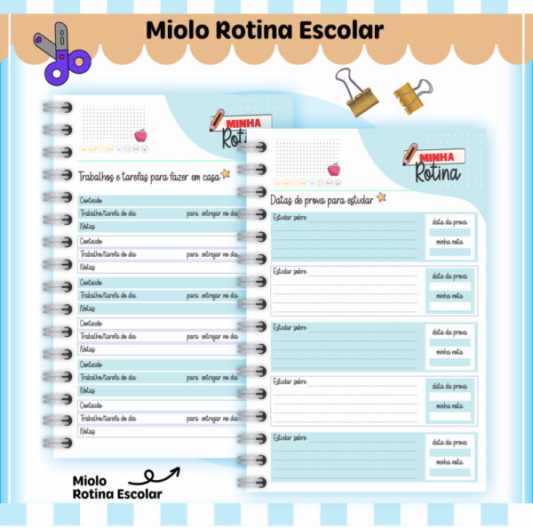 Rotina Escolar Menino - Arquivo Digital - Imagem 4