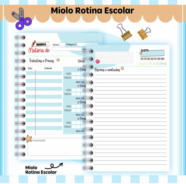 Rotina Escolar Menino - Arquivo Digital - Imagem 3