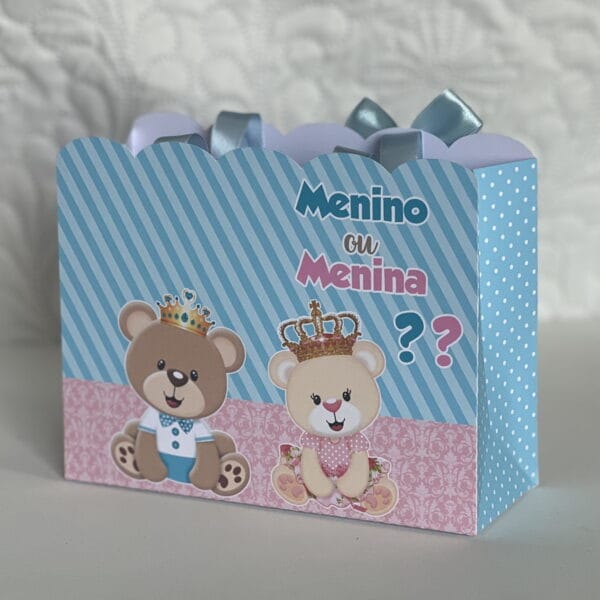 Sacolinha Infantil Chá Revelação - Arquivo Digital - Imagem 2