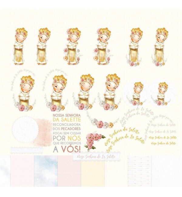 Santinhos Em Aquarela Kit Digital Imagens Em Png Scrapbook
