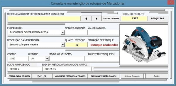 Sistema Controle Estoque Almoxarifado Em Excel Vba