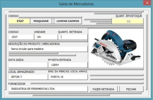 Sistema Controle Estoque Almoxarifado Em Excel Vba
