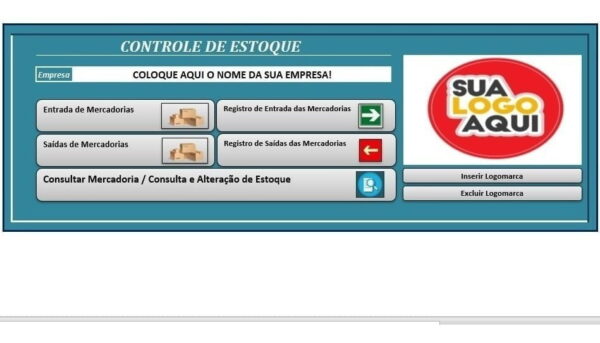Sistema Controle Estoque Almoxarifado Em Excel Vba