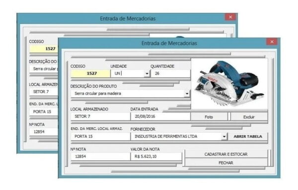 Sistema Controle Estoque Almoxarifado Em Excel Vba