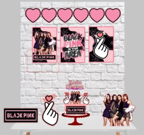 so bolinho black pink arquivo digital black pink