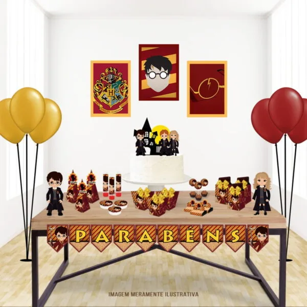 so um bolinho harry potter arquivo digital decoracao festa