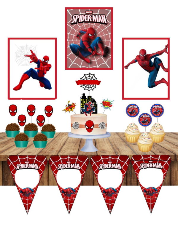 so um bolinho homem aranha arquivo digital caixas