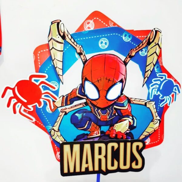 Só um bolinho Homem Aranha Cute - Arquivo Digital - Imagem 4