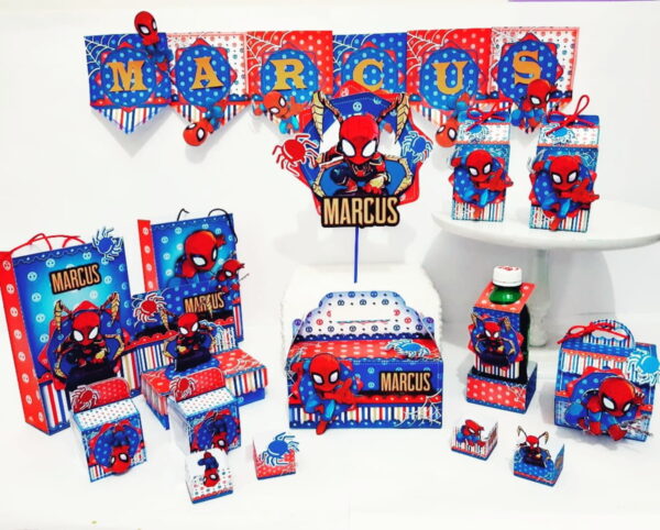 so um bolinho homem aranha cute arquivo digital papelaria digital