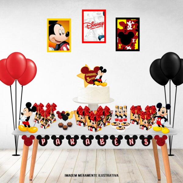 so um bolinho mickey arquivo digital papelaria