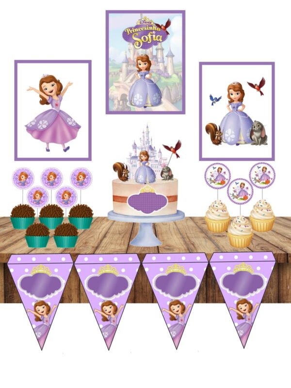 so um bolinho princesa sofia arquivo digital caixas