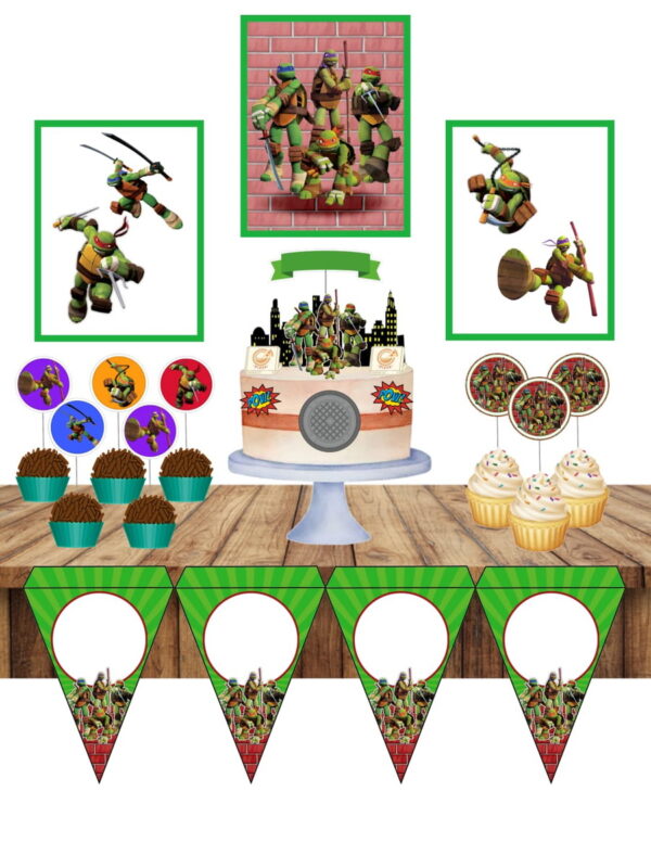 Só Um Bolinho Tartarugas Ninjas - Arquivo Digital
