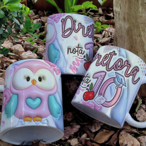 Sublimação Caneca Diretora e Coordenadora - Arquivo Digital - Imagem 3