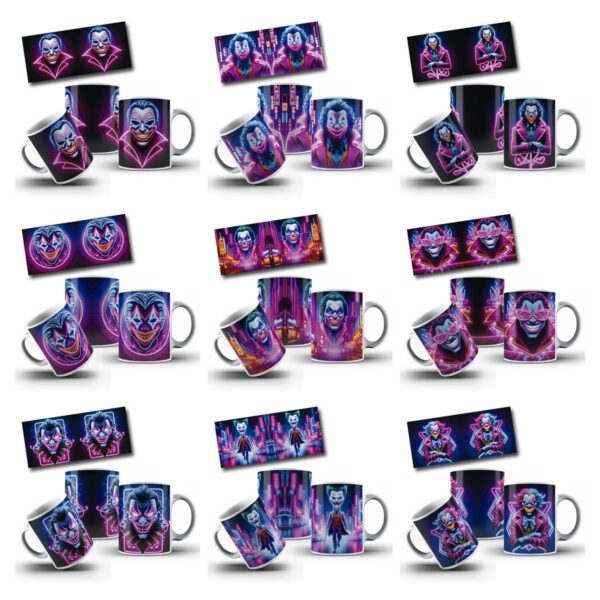 Super Kit De Artes Neon Para Canecas 2