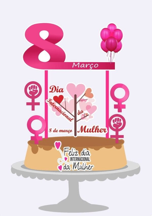 topo de bolo dia das mulheres arquivo digital topo de bolo dia das mulheres arquivo digital
