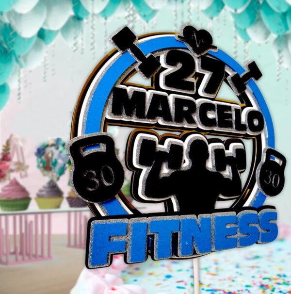 topo de bolo fitness arquivo digital arquivo digital