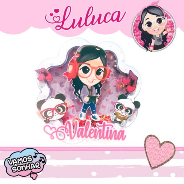 topo de bolo luluca games arquivo digital bolo