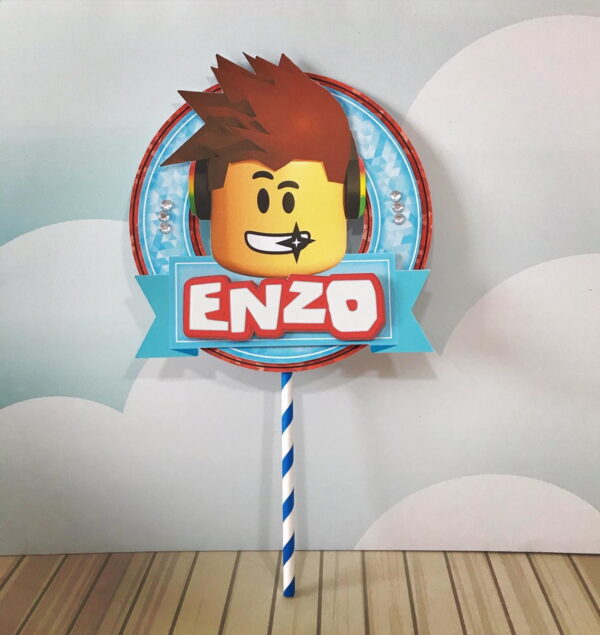 topo de bolo roblox arquivo digital corte