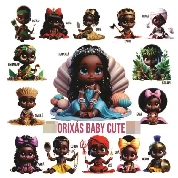 Transforme Projetos Com O Kit Criativo Orixas Baby Png