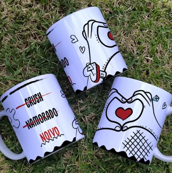 Transforme sua Caneca - De Namorada para Noiva em Arte